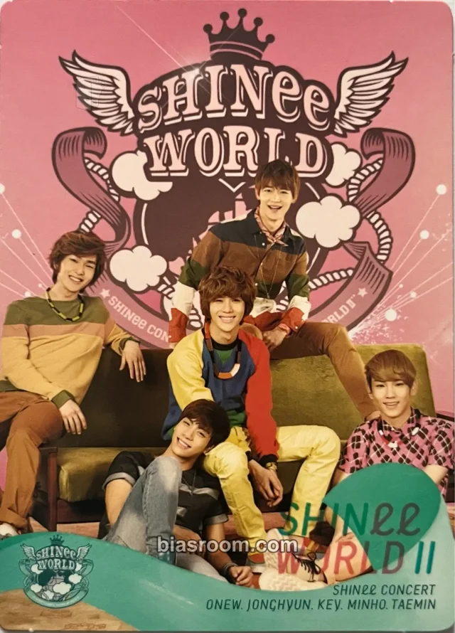SHINee - SHINee WORLD II Event trading card tour merch