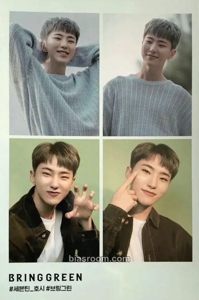 Hoshi BRINGGREEN x BSS Brand Collaboration Photocard - SEVENTEEN - SEVENTEEN K-pop photocard