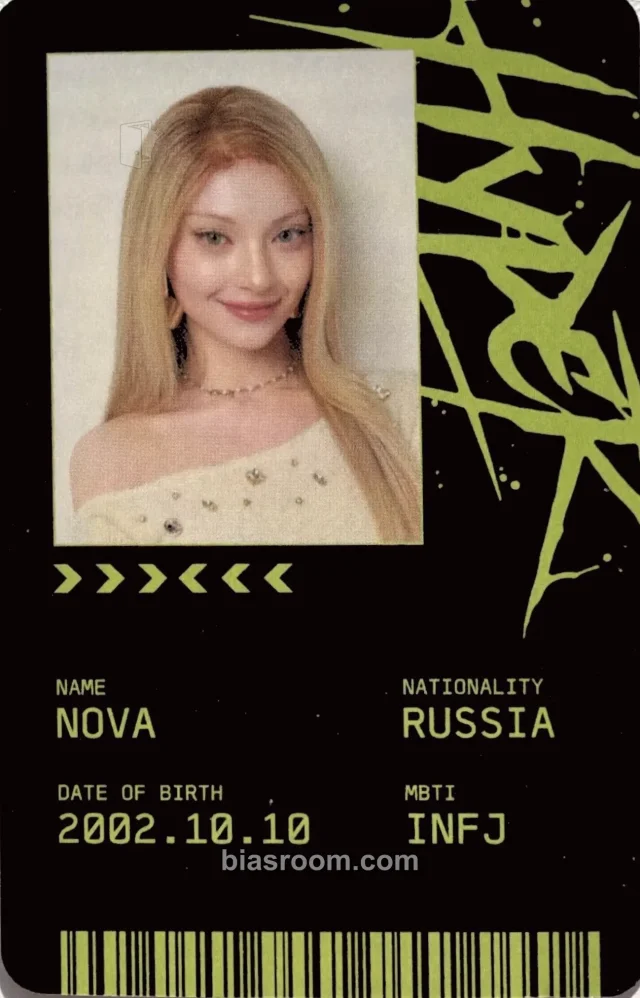 X:IN - Nova - Hyper Album album photocard qr card id card