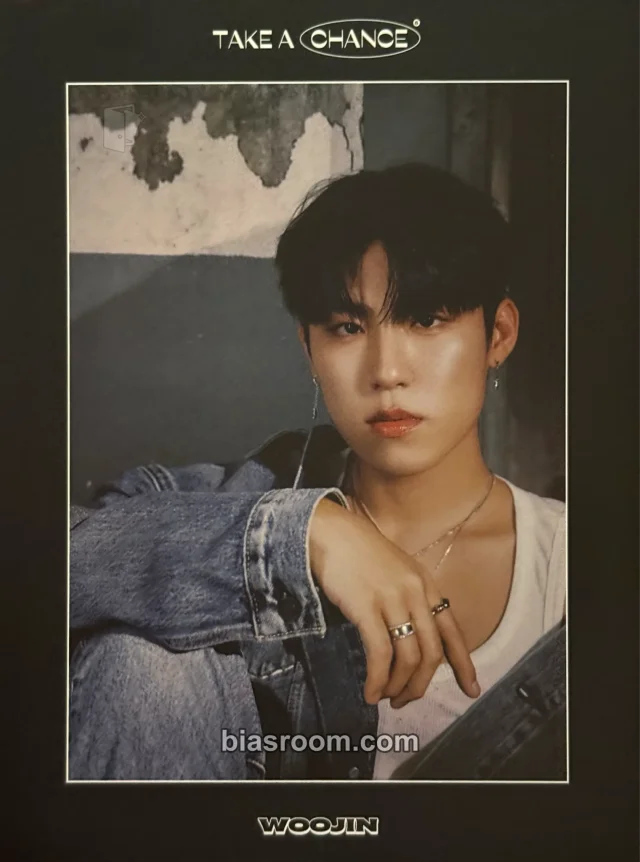 AB6IX - Woojin - TAKE A CHANCE Album chance version double-sided postcard set album inclusion