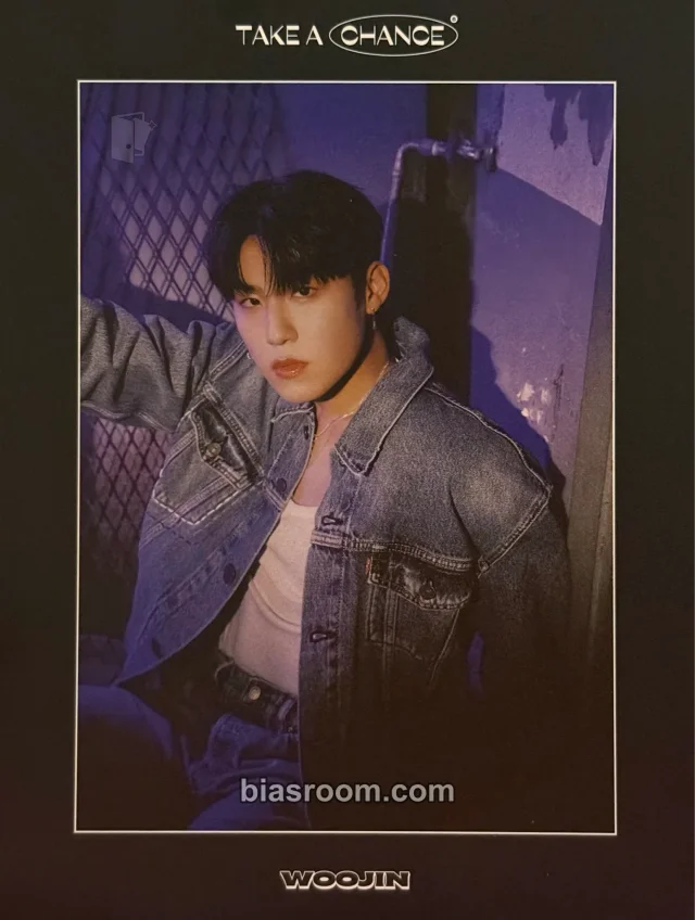 AB6IX - Woojin - TAKE A CHANCE Album album inclusion postcard set chance version double-sided