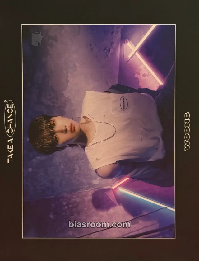 AB6IX - Woong - TAKE A CHANCE Album album inclusion double-sided chance version postcard set
