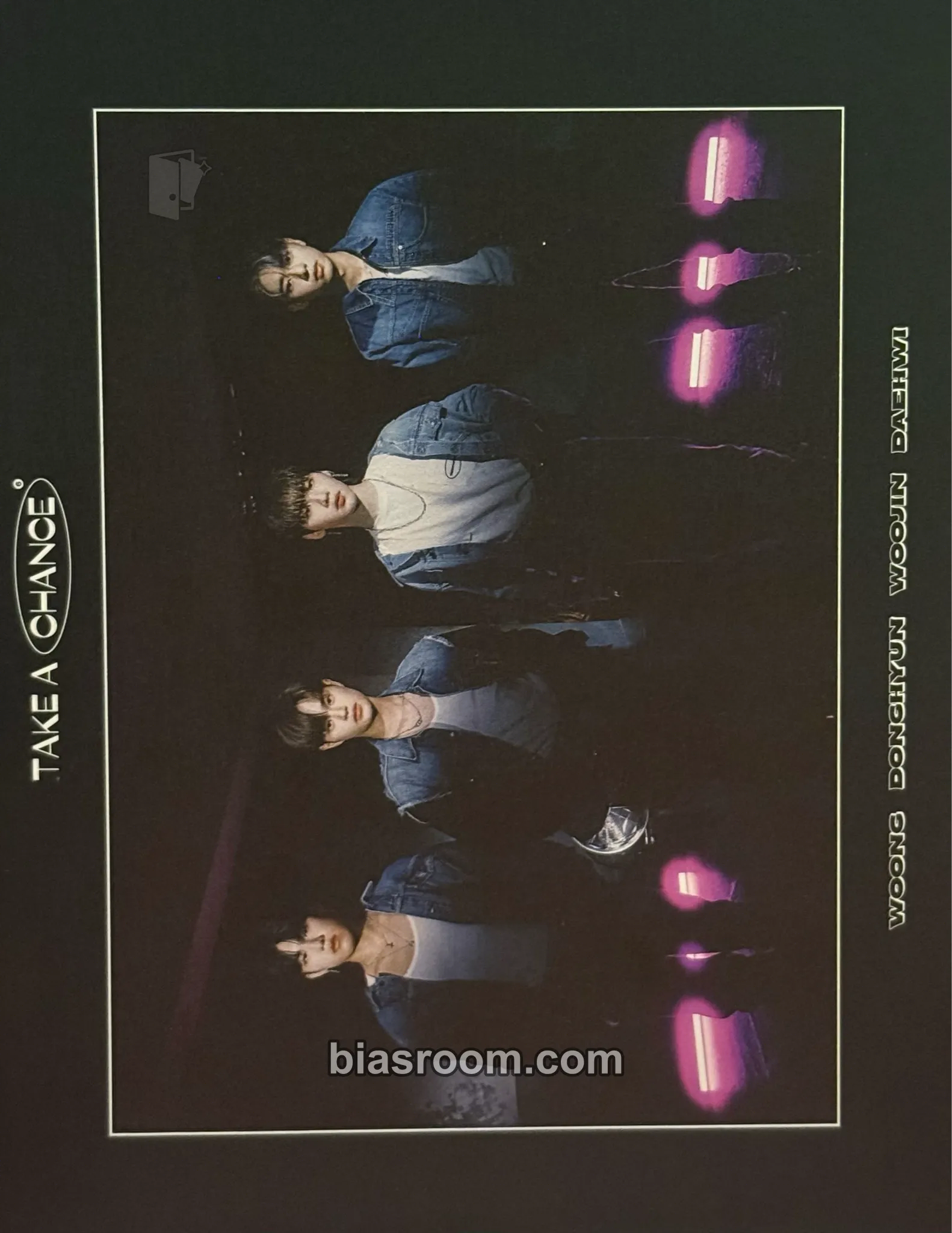 TAKE A CHANCE Photocard - AB6IX - AB6IX K-pop photocard