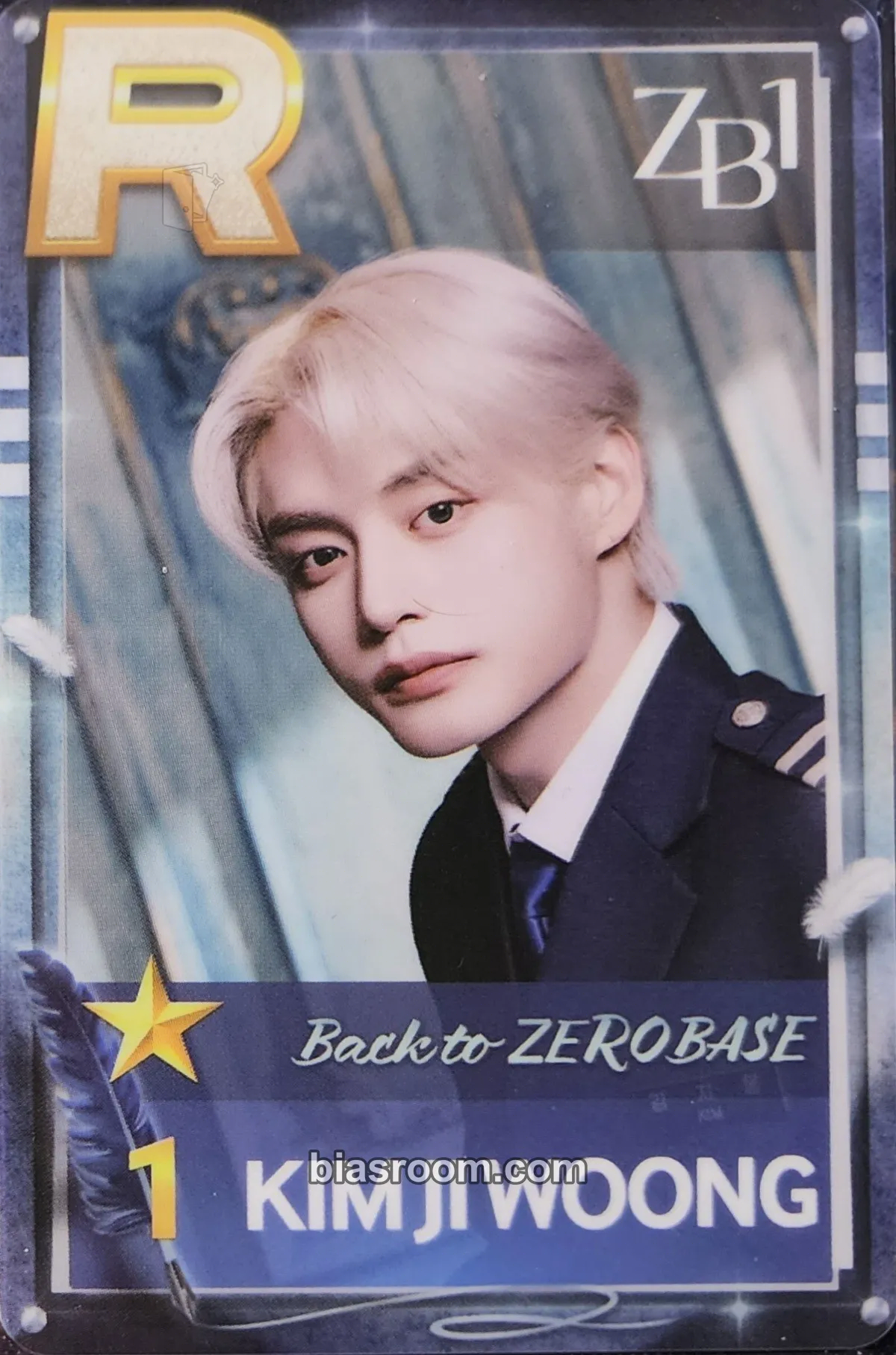 Jiwoong Superstar Wakeone Photocard - ZEROBASEONE - ZEROBASEONE K-pop photocard