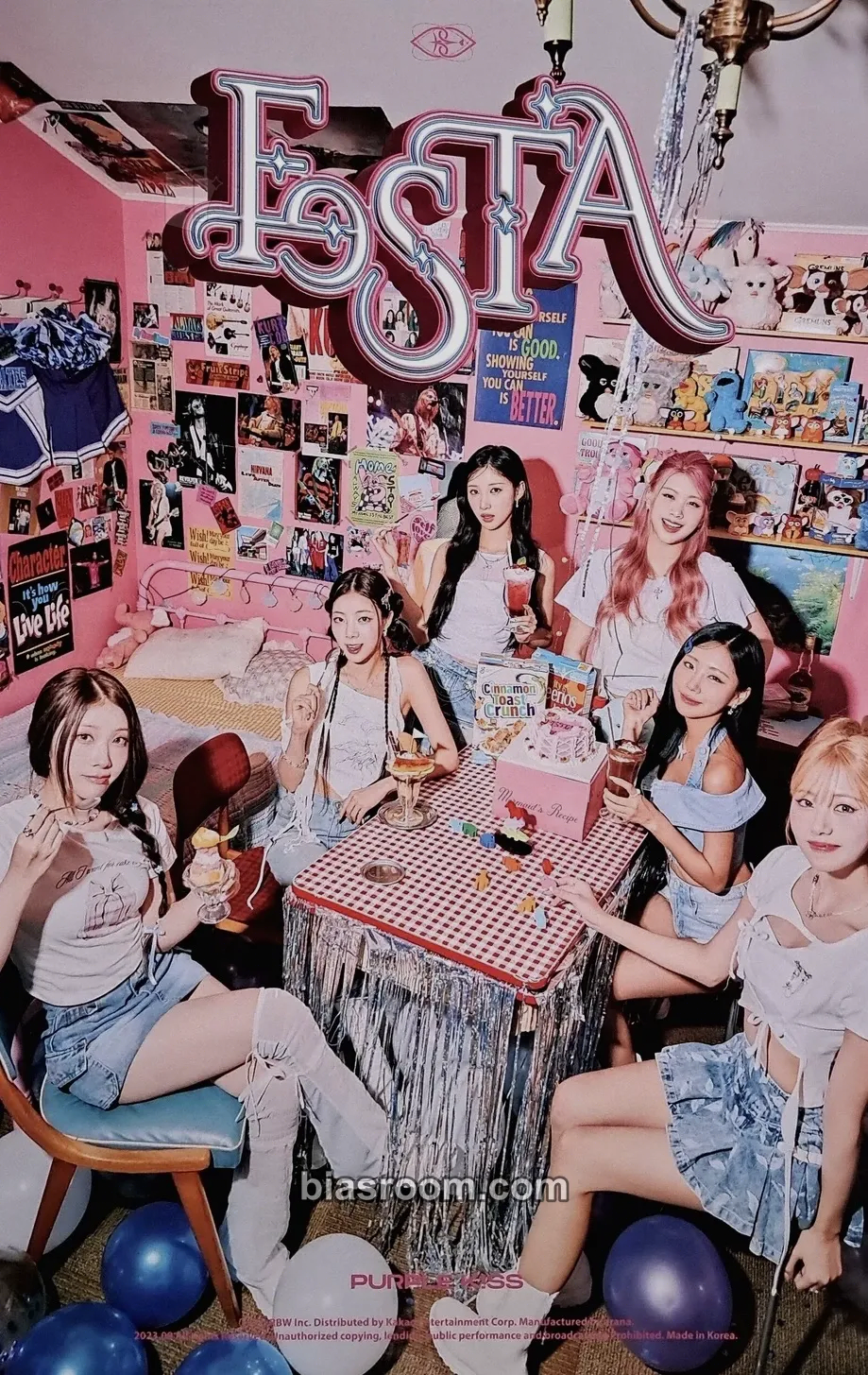FESTA Photocard - PURPLE KISS - PURPLE KISS K-pop photocard