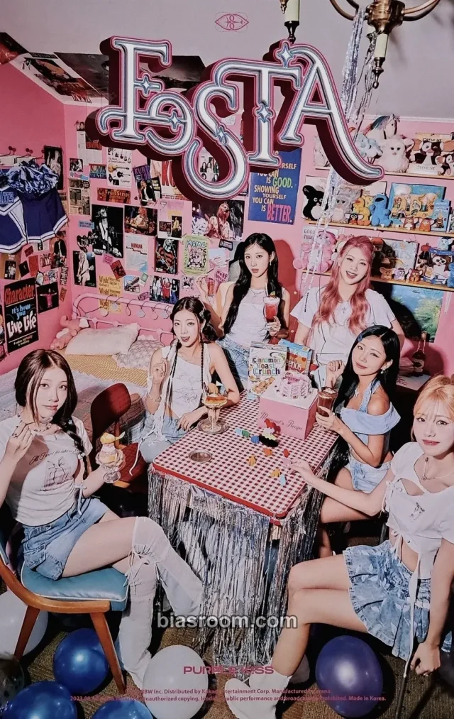 PURPLE KISS - FESTA Album poster