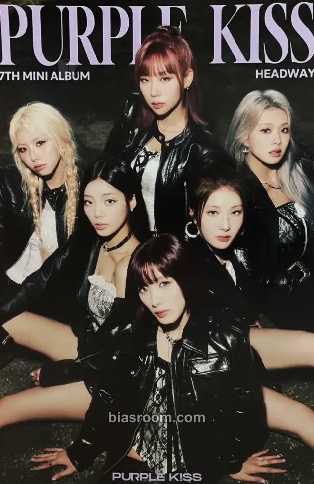 PURPLE KISS - HEADWAY Album poster album inclusion photobook version