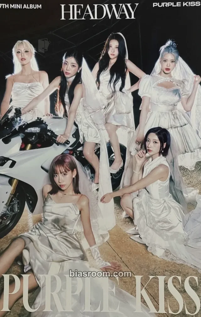 PURPLE KISS - HEADWAY Album poster album inclusion photobook version