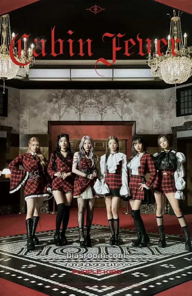 PURPLE KISS - Cabin Fever Album poster album inclusion purple version red version