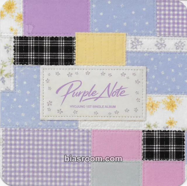 OH MY GIRL - Hyojung - Purple Note Album album inclusion kit inclusion