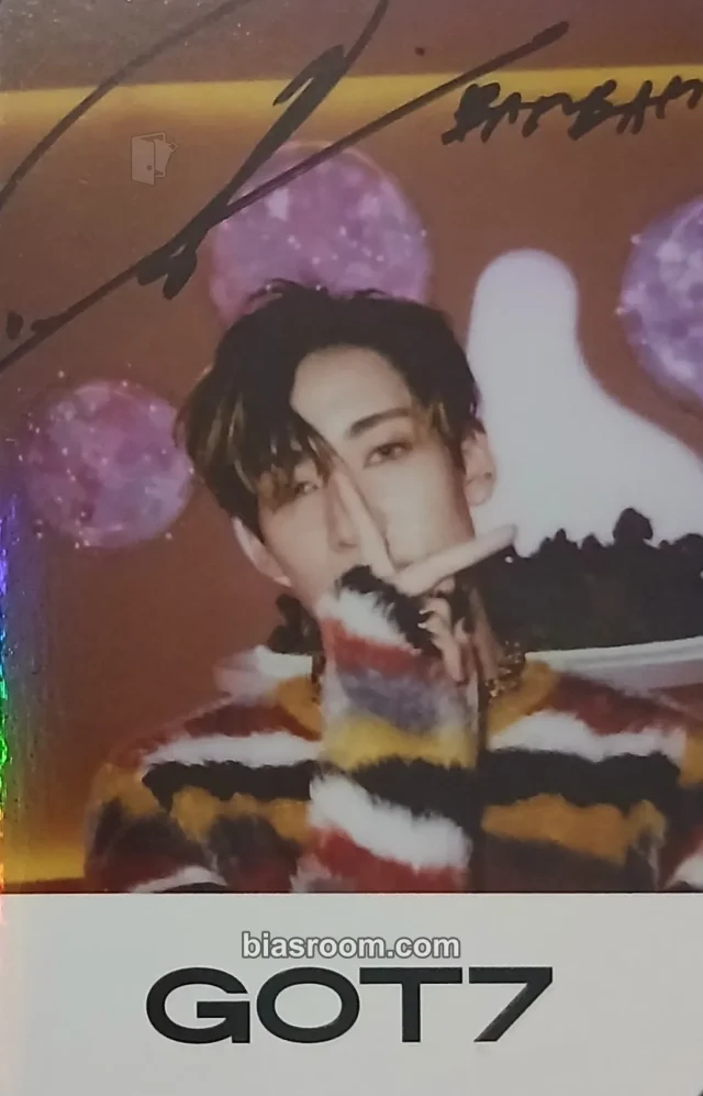 GOT7 - BamBam - GOT7 Album pob (pre-order benefit) holographic (hologram) hottracks