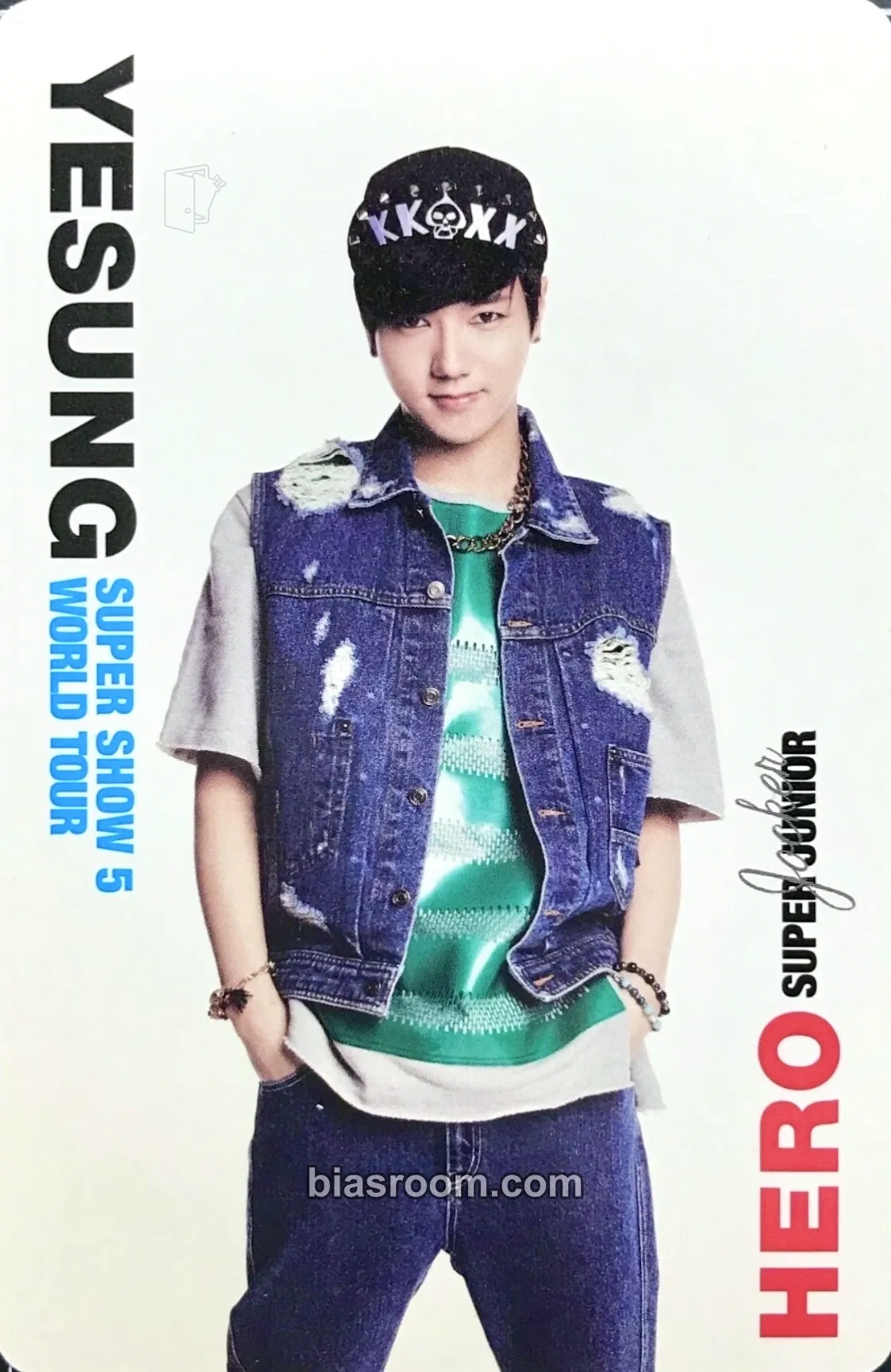 Yesung SUPER SHOW 5 Photocard - SUPER JUNIOR - SUPER JUNIOR K-pop photocard