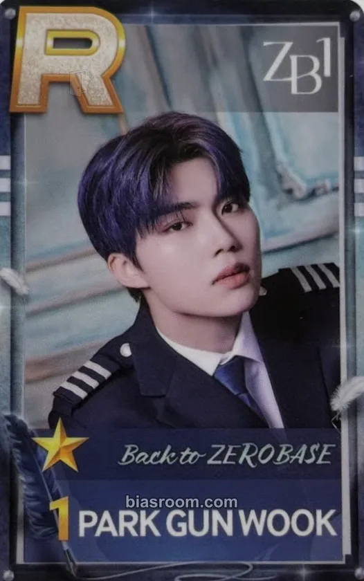 Gunwook Superstar Wakeone Photocard - ZEROBASEONE - ZEROBASEONE K-pop photocard