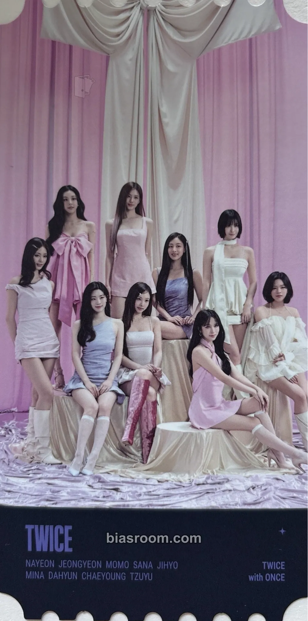 THIS IS FOR WORLD TOUR IN INCHEON DVD & BLU-RAY Photocard - TWICE - TWICE K-pop photocard