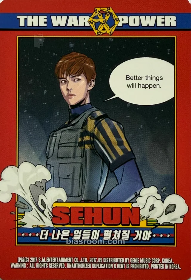 EXO - Sehun - THE WAR + TPOM — MD Other merch photocard photocard set