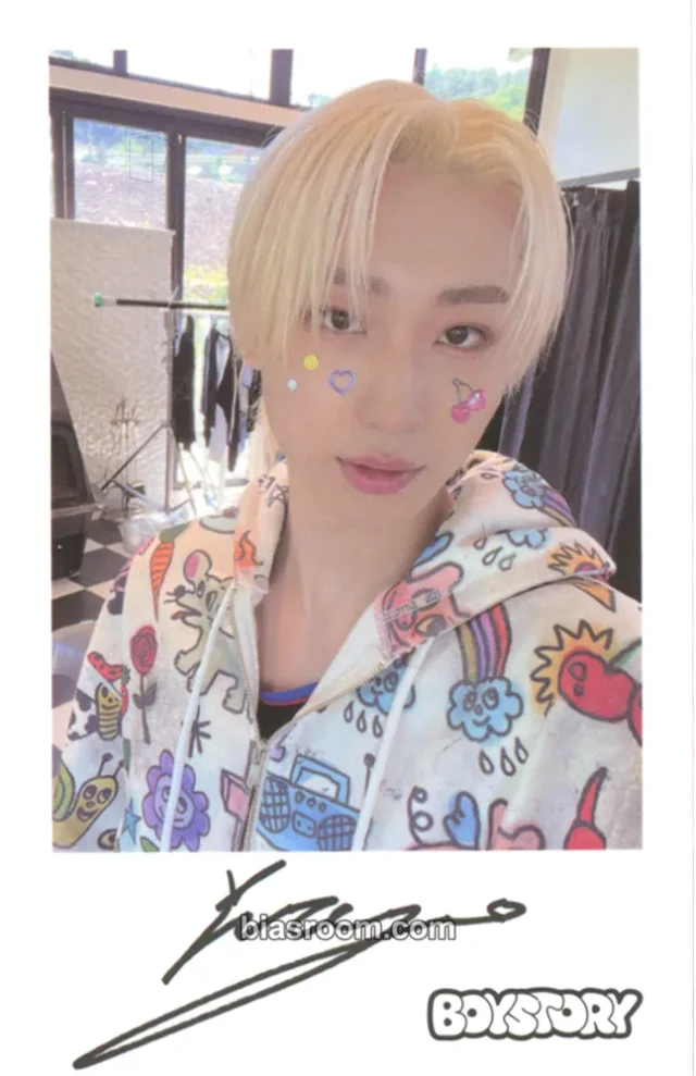 Boy Story - Zeyu - UP Album album photocard polaroid