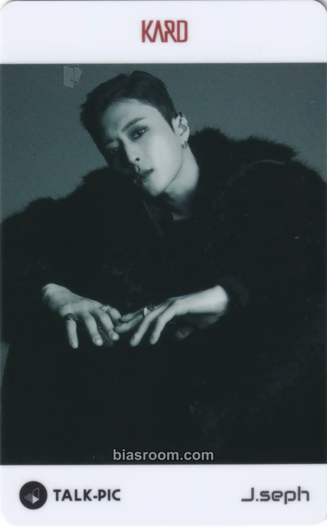 KARD - J.seph - KARD 4th Mini Album 'RED MOON' Album AR photocard talk-pic makestar