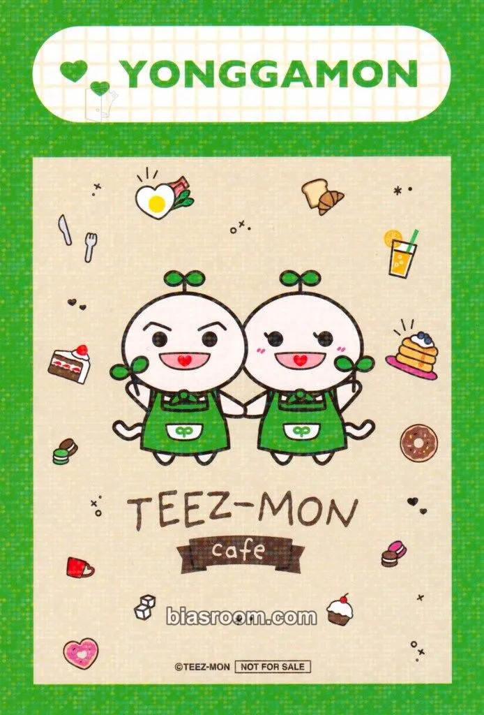 San TEEZ-MON CAFE Photocard - ATEEZ - ATEEZ K-pop photocard
