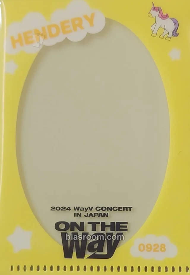 WayV - Hendery - On The Way Concert Event merch photocard trading card japan
