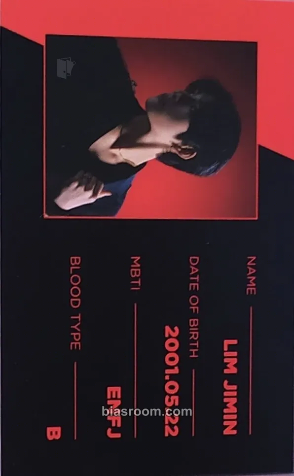 Lim Ji-min Just Burn Photocard - JustB - JustB K-pop photocard