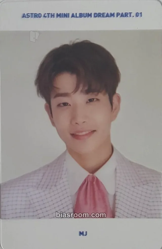 ASTRO - MJ - Dream Part.01 Album album photocard transparent/translucent pvc card night version