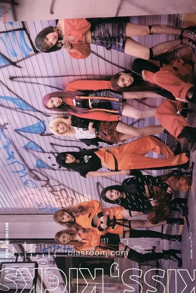 KISS, KICKS Photocard - Weki Meki - Weki Meki K-pop photocard