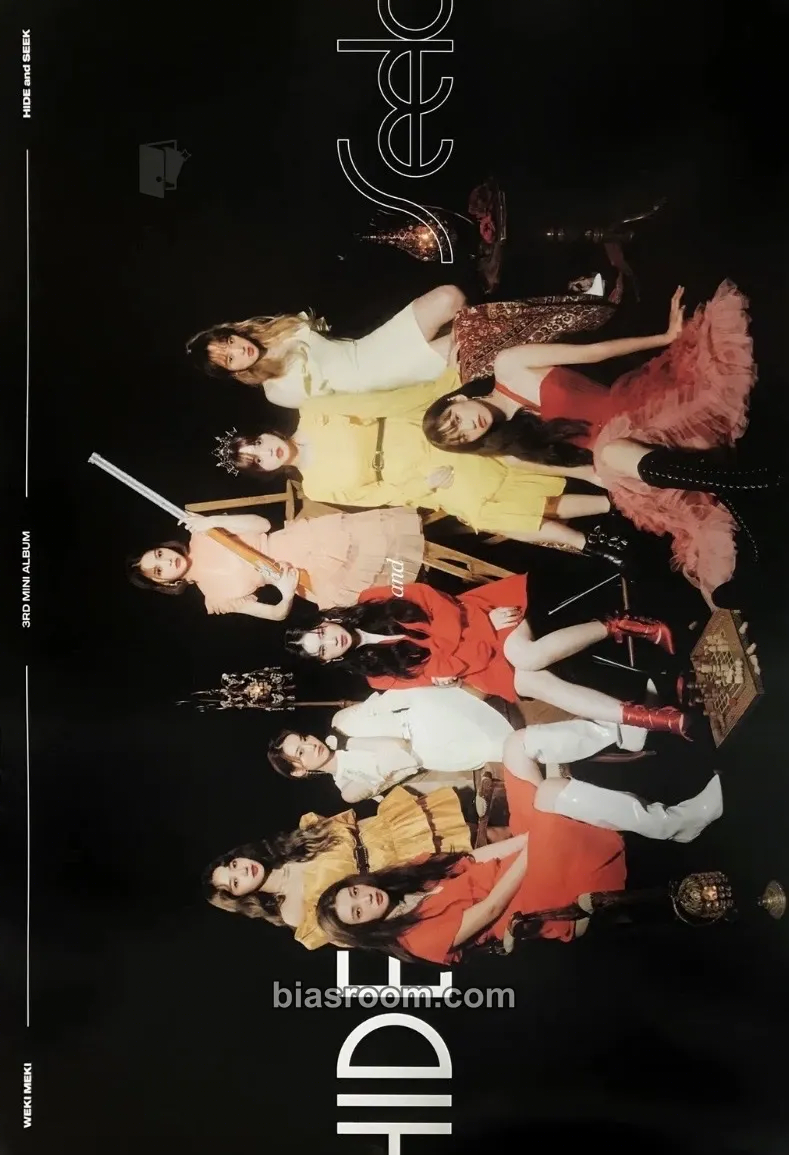 HIDE and SEEK Photocard - Weki Meki - Weki Meki K-pop photocard