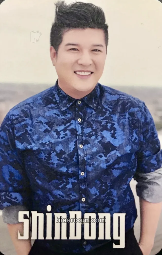SUPER JUNIOR - Shindong - Blue World Album album photocard japanese album