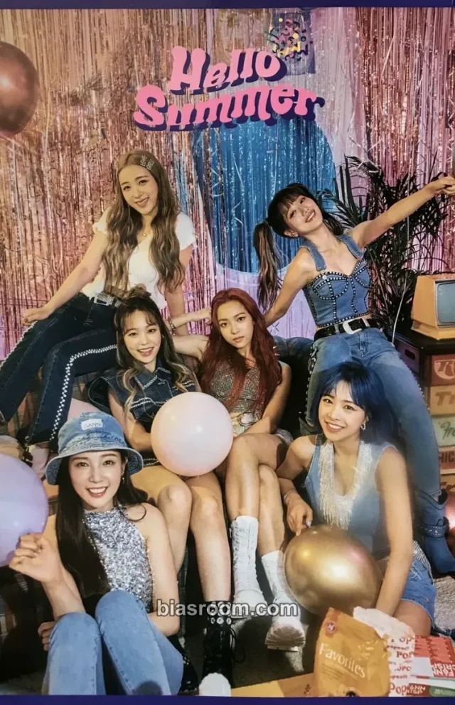 APRIL - Hello Summer Album summer night version poster
