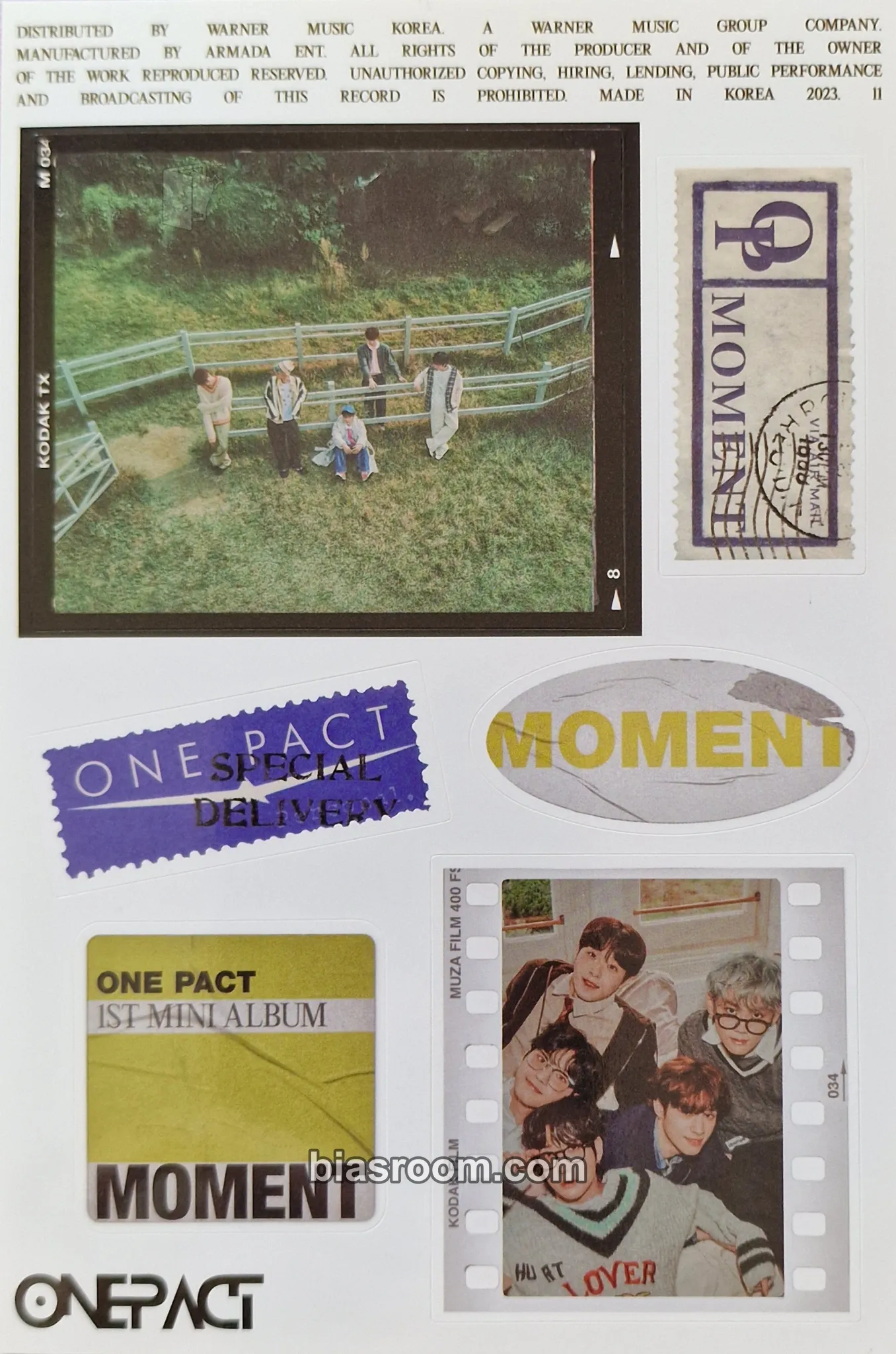 Moment Photocard - ONE PACT - ONE PACT K-pop photocard