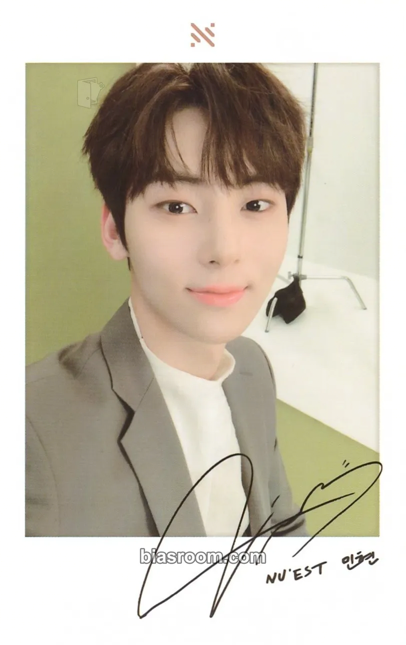 Minhyun 2019 LOVEPAGE Fanmeeting Photocard - NU'EST - NU'EST K-pop photocard