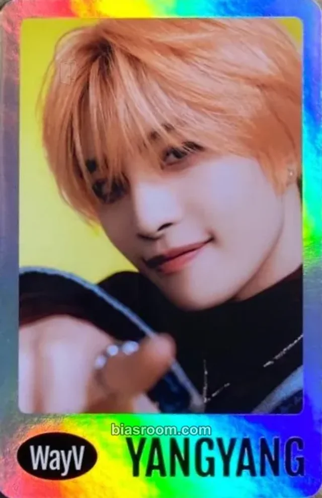 WayV - Yangyang - On My Youth MD Other merch photocard trading card white version concept version special version holographic (hologram)