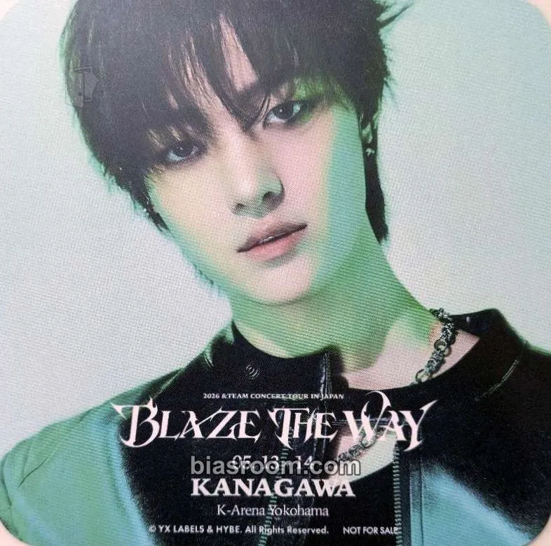 EJ 2026 &TEAM CONCERT TOUR 'BLAZE THE WAY' Photocard - &TEAM - &TEAM K-pop photocard