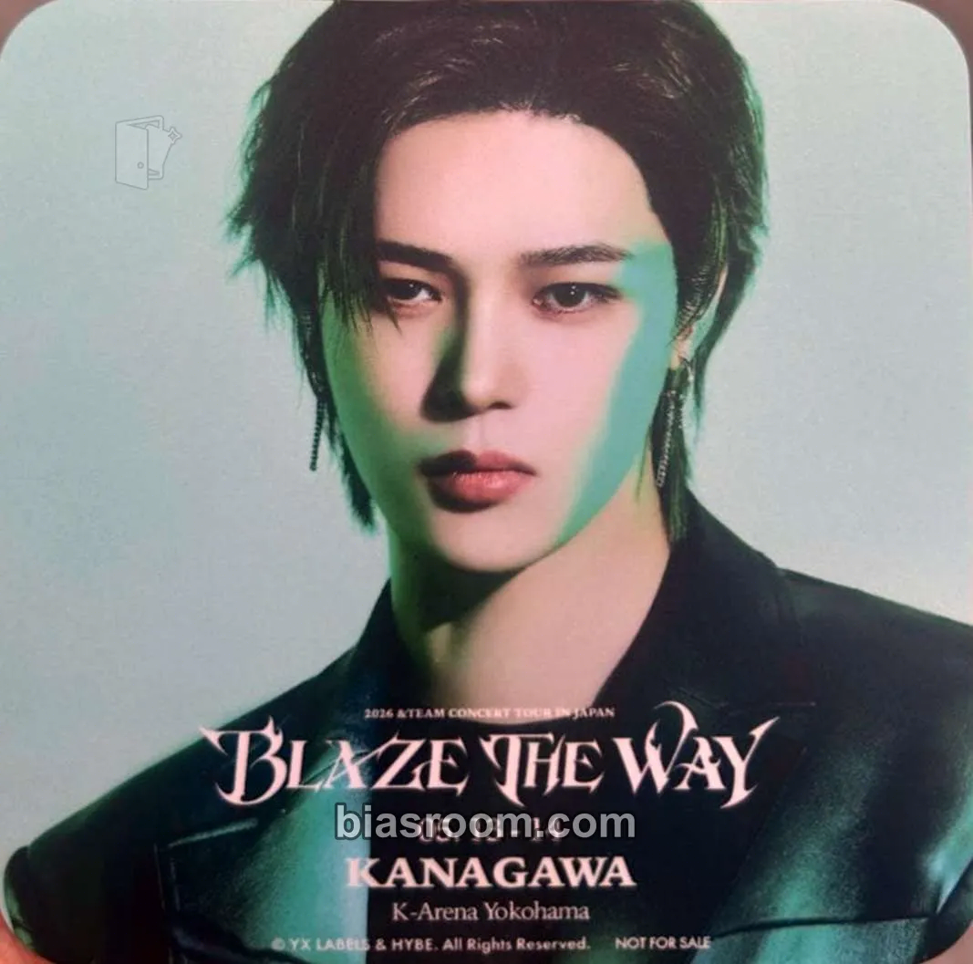 K 2026 &TEAM CONCERT TOUR 'BLAZE THE WAY' Photocard - &TEAM - &TEAM K-pop photocard
