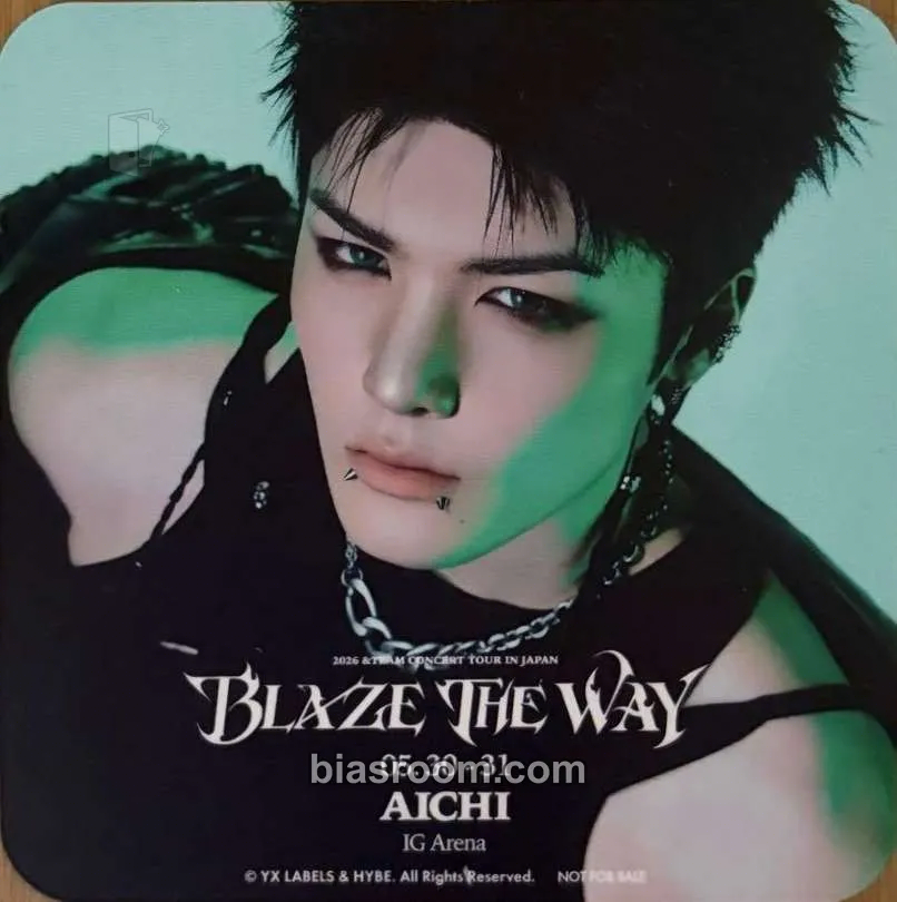 Maki 2026 &TEAM CONCERT TOUR 'BLAZE THE WAY' Photocard - &TEAM - &TEAM K-pop photocard