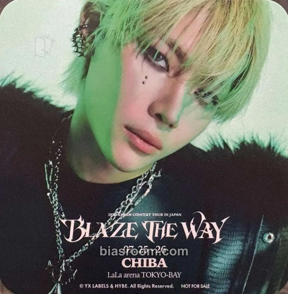 Nicholas 2026 &TEAM CONCERT TOUR 'BLAZE THE WAY' Photocard - &TEAM - &TEAM K-pop photocard