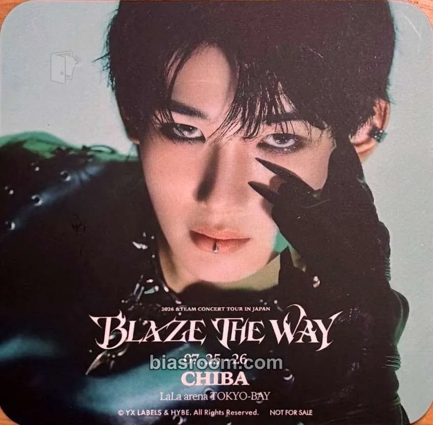 Jo 2026 &TEAM CONCERT TOUR 'BLAZE THE WAY' Photocard - &TEAM - &TEAM K-pop photocard