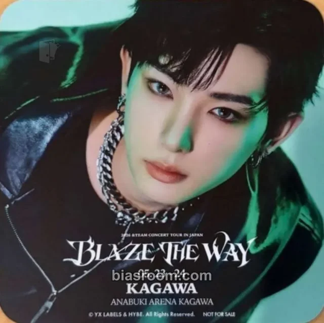 &TEAM - Harua - 2026 &TEAM CONCERT TOUR 'BLAZE THE WAY' Event supplemental tour venue venue-limited coaster drink benefit kagawa
