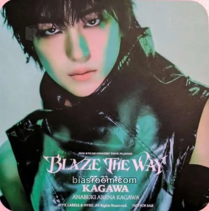Taki 2026 &TEAM CONCERT TOUR 'BLAZE THE WAY' Photocard - &TEAM - &TEAM K-pop photocard