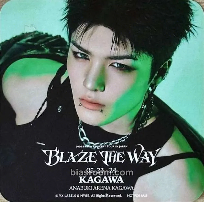 Maki 2026 &TEAM CONCERT TOUR 'BLAZE THE WAY' Photocard - &TEAM - &TEAM K-pop photocard
