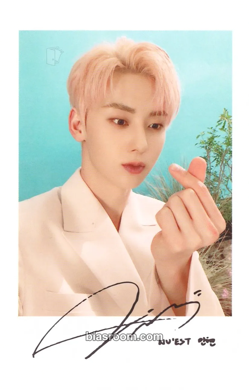 Minhyun On-Clip Unboxing Photocard - NU'EST - NU'EST K-pop photocard