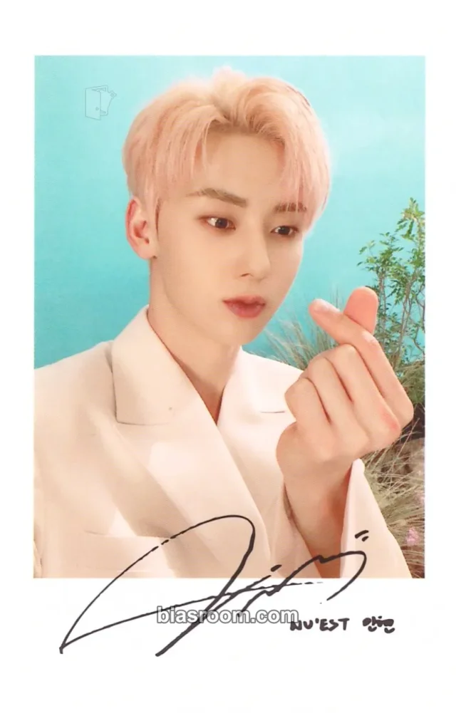 NU'EST - Minhyun - On-Clip Unboxing Other merch inclusion large photocard polaroid