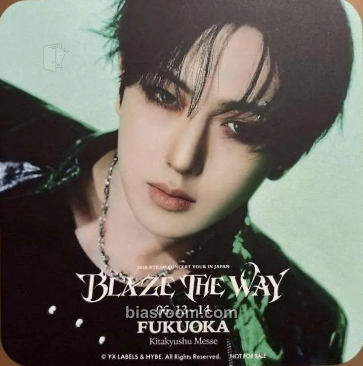 Fuma 2026 &TEAM CONCERT TOUR 'BLAZE THE WAY' Photocard - &TEAM - &TEAM K-pop photocard