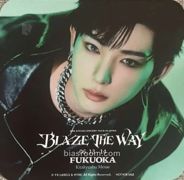 &TEAM - Harua - 2026 &TEAM CONCERT TOUR 'BLAZE THE WAY' Event supplemental tour venue venue-limited fukuoka drink benefit coaster