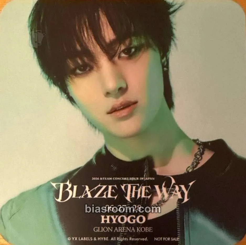 EJ 2026 &TEAM CONCERT TOUR 'BLAZE THE WAY' Photocard - &TEAM - &TEAM K-pop photocard