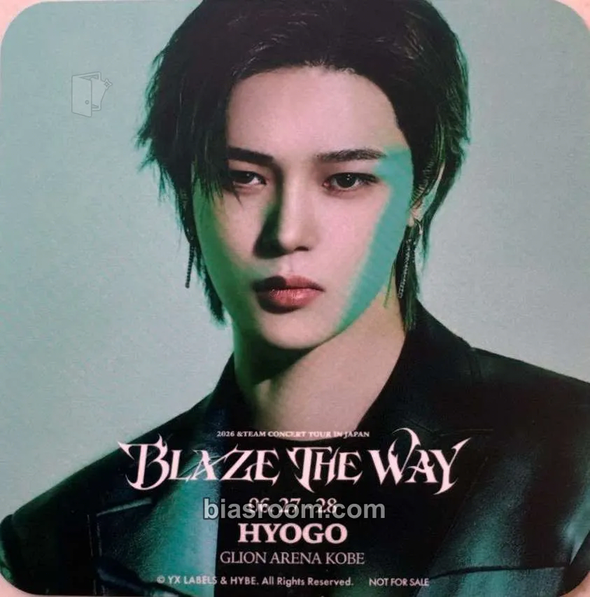 K 2026 &TEAM CONCERT TOUR 'BLAZE THE WAY' Photocard - &TEAM - &TEAM K-pop photocard
