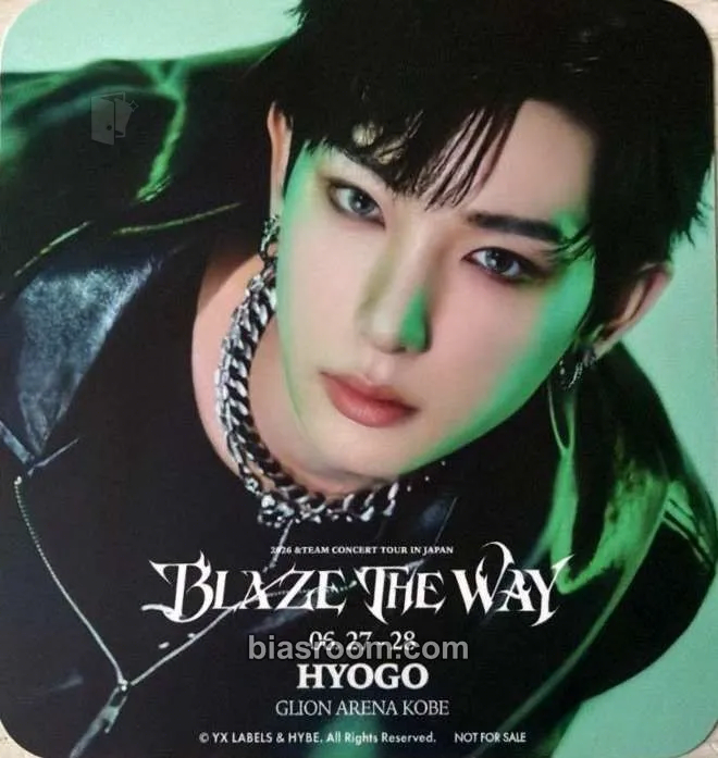 Harua 2026 &TEAM CONCERT TOUR 'BLAZE THE WAY' Photocard - &TEAM - &TEAM K-pop photocard