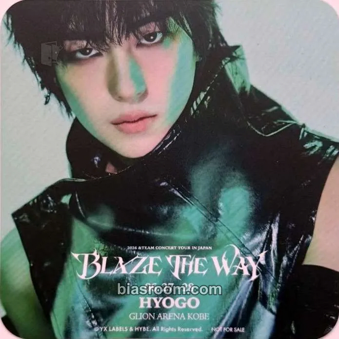 Taki 2026 &TEAM CONCERT TOUR 'BLAZE THE WAY' Photocard - &TEAM - &TEAM K-pop photocard