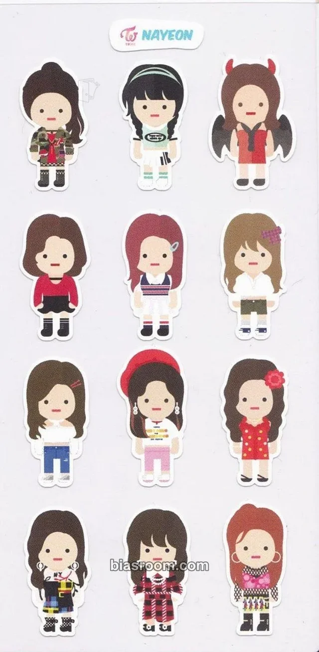 TWICE - Nayeon - Twaii’s Shop Pop-Up Store Event sticker sheet sticker set