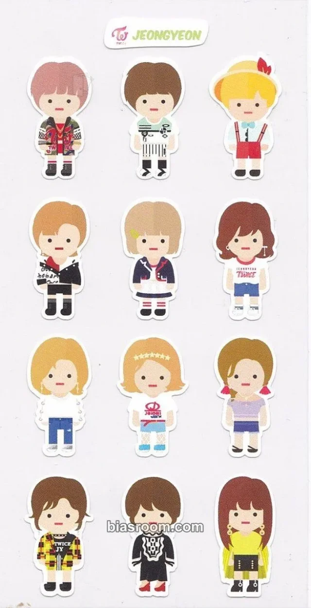 TWICE - Jeongyeon - Twaii’s Shop Pop-Up Store Event sticker sheet sticker set